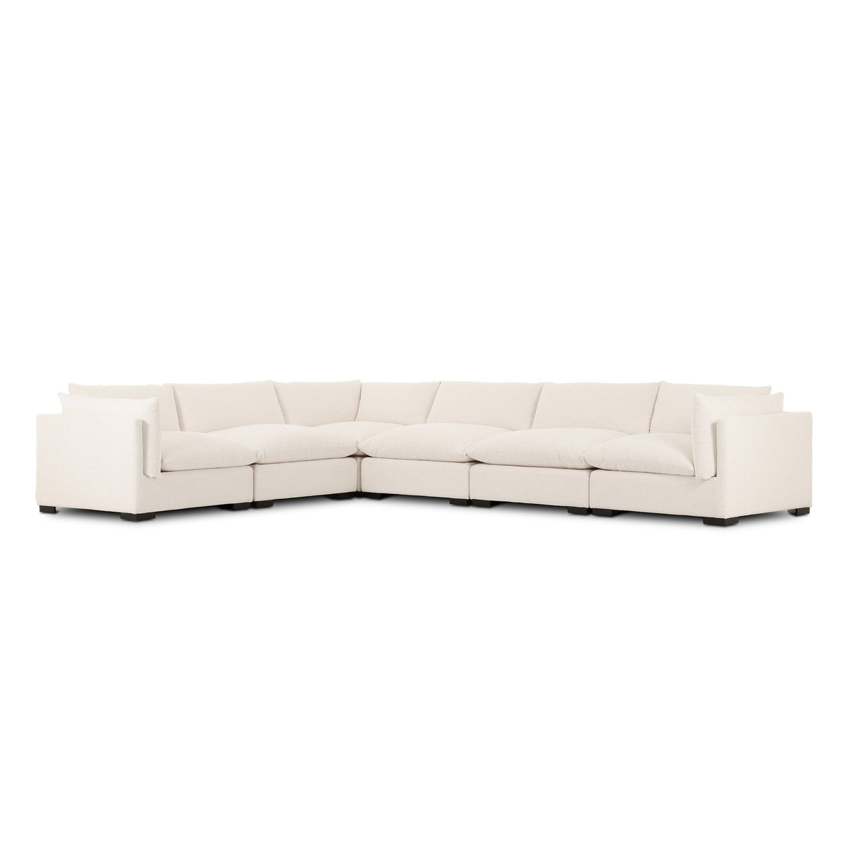 Westwood 6-Piece Sectional - Crypton Nomad Snow by Four Hands