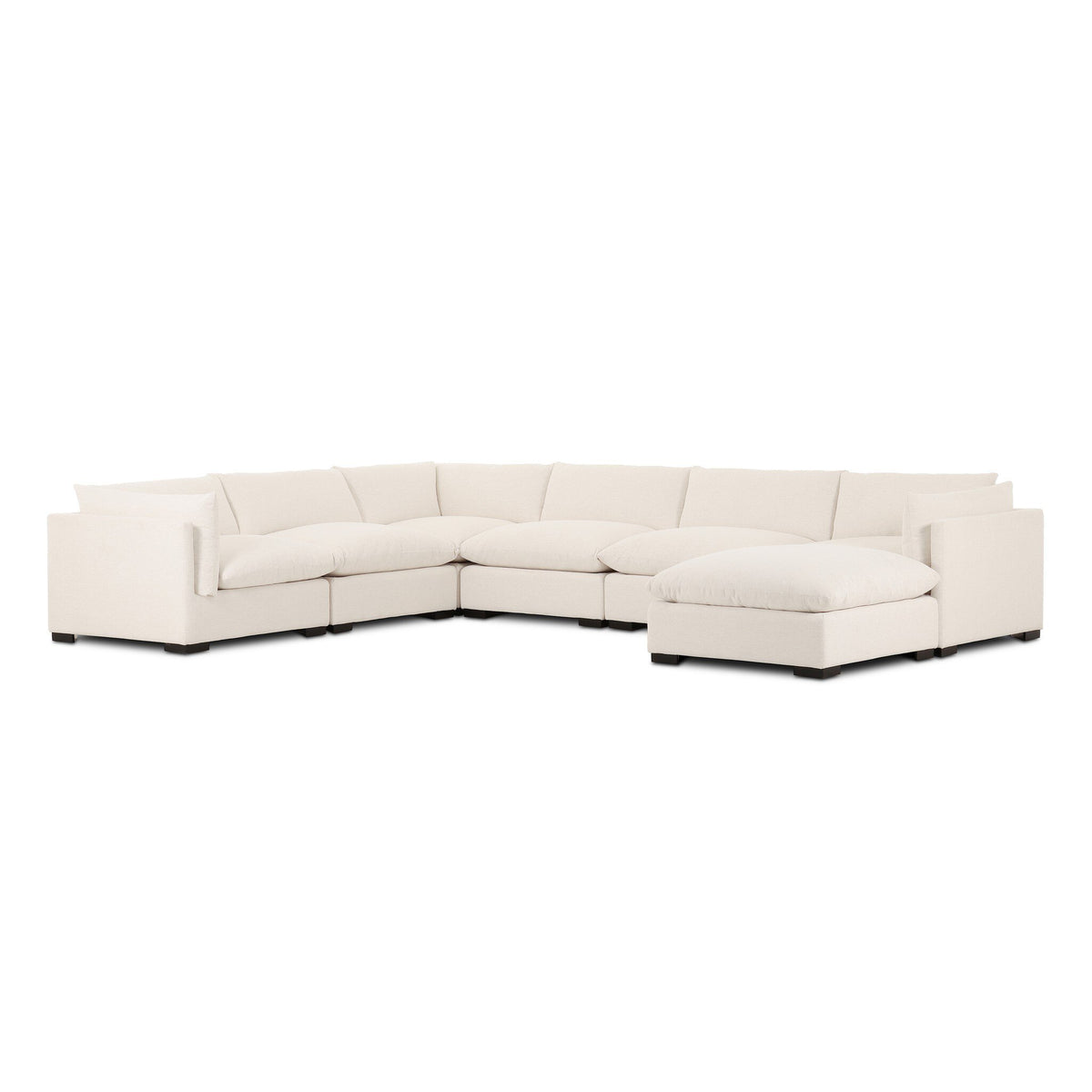 Westwood 6-Piece Sectional - Crypton Nomad Snow by Four Hands