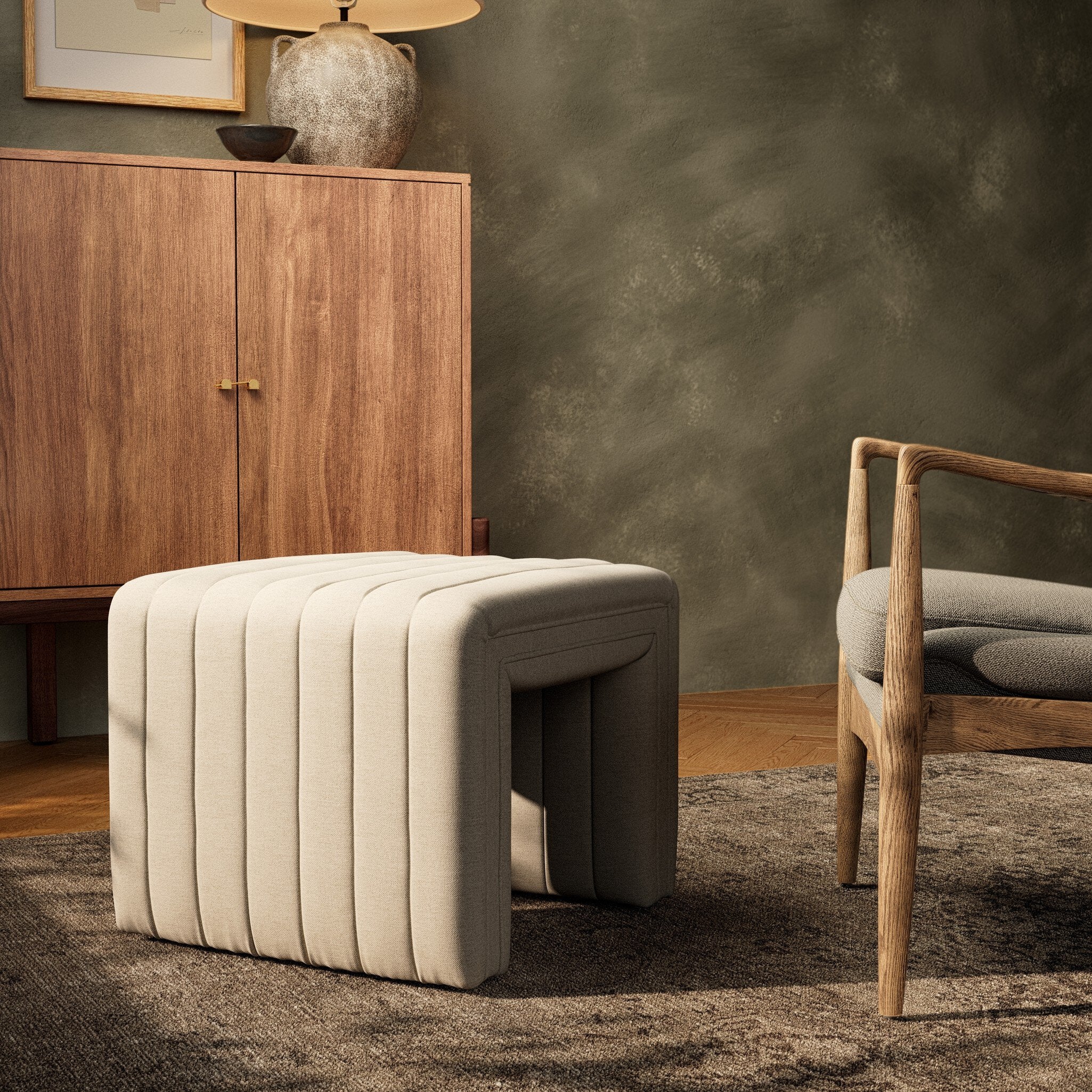 Augustine 21" Ottoman