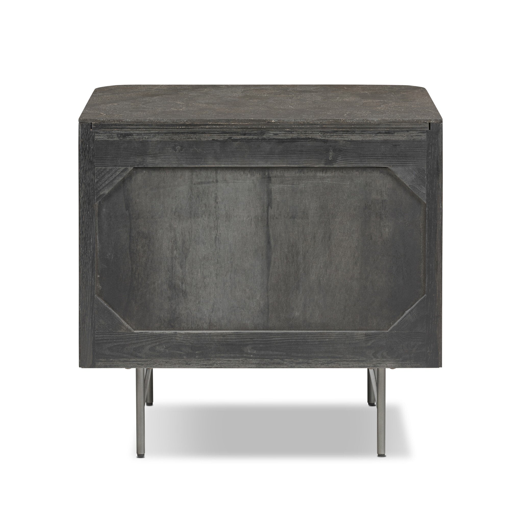 Fletcher Nightstand - Bluestone Nightstand Four Hands Four Hands, Mid Century Modern Furniture, Old Bones Furniture Company, Old Bones Co, Modern Mid Century, Designer Furniture, Furniture Sale, Warehouse Furniture Sale, Fletcher Nightstand - Bluestone Sale, https://www.oldbonesco.com/