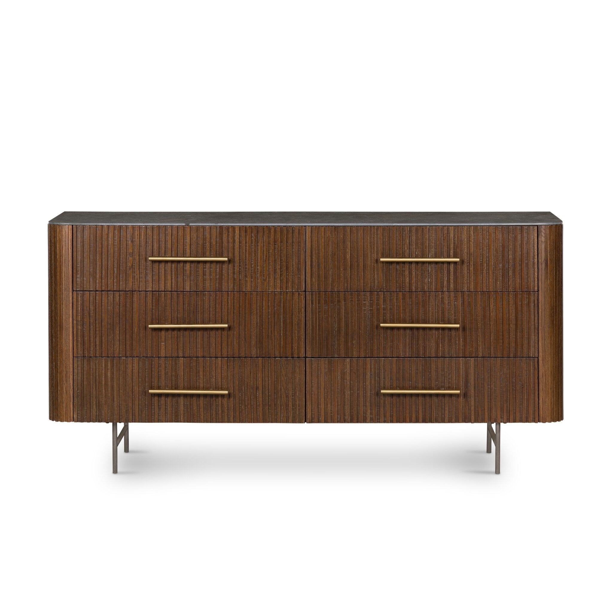 Fletcher 6 Drawer Dresser Terra Brown OakDresser Four Hands Terra Brown Oak Four Hands, Mid Century Modern Furniture, Old Bones Furniture Company, Old Bones Co, Modern Mid Century, Designer Furniture, Furniture Sale, Warehouse Furniture Sale, Fletcher 6 Drawer Dresser Sale, https://www.oldbonesco.com/