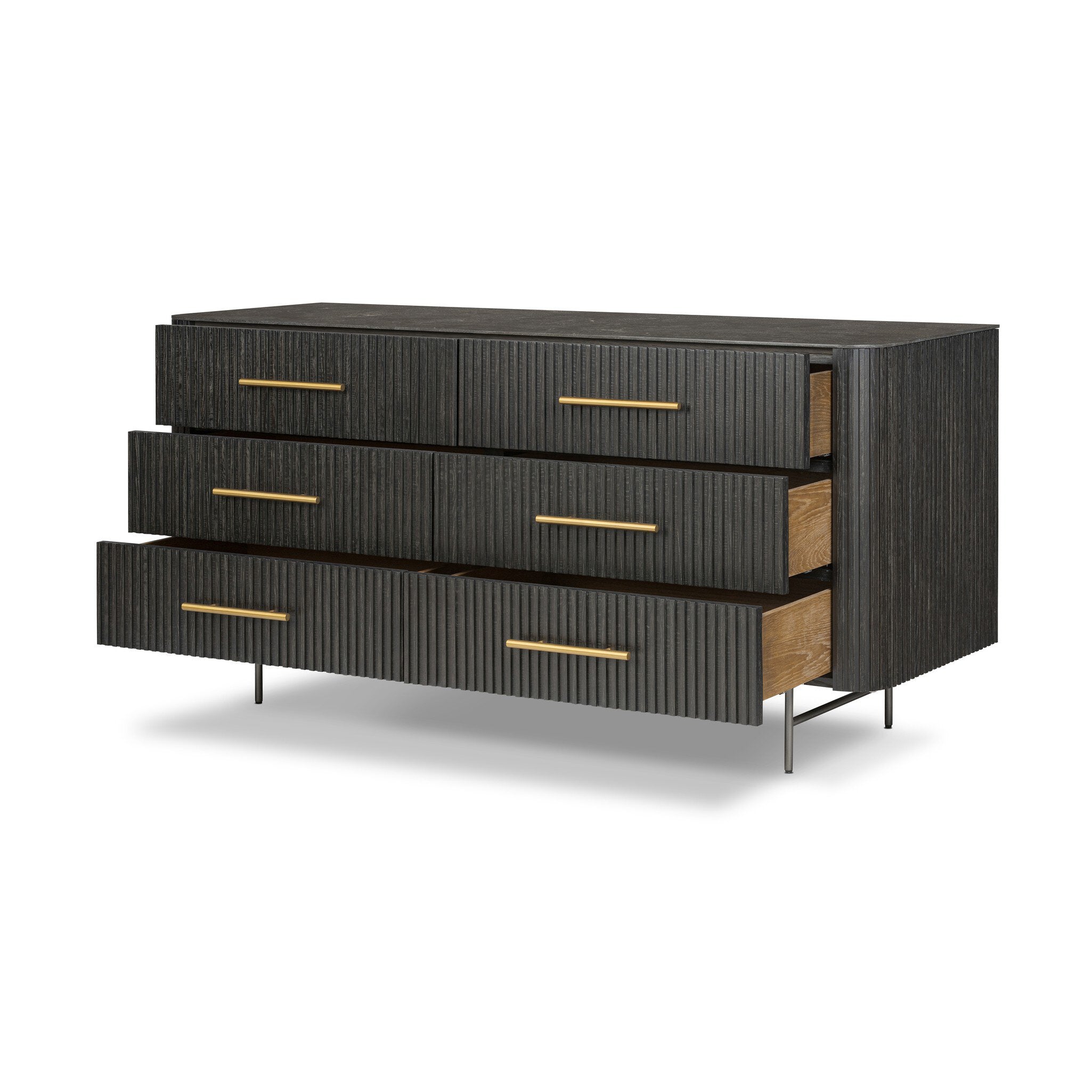 Fletcher 6 Drawer Dresser Dresser Four Hands Four Hands, Mid Century Modern Furniture, Old Bones Furniture Company, Old Bones Co, Modern Mid Century, Designer Furniture, Furniture Sale, Warehouse Furniture Sale, Fletcher 6 Drawer Dresser Sale, https://www.oldbonesco.com/