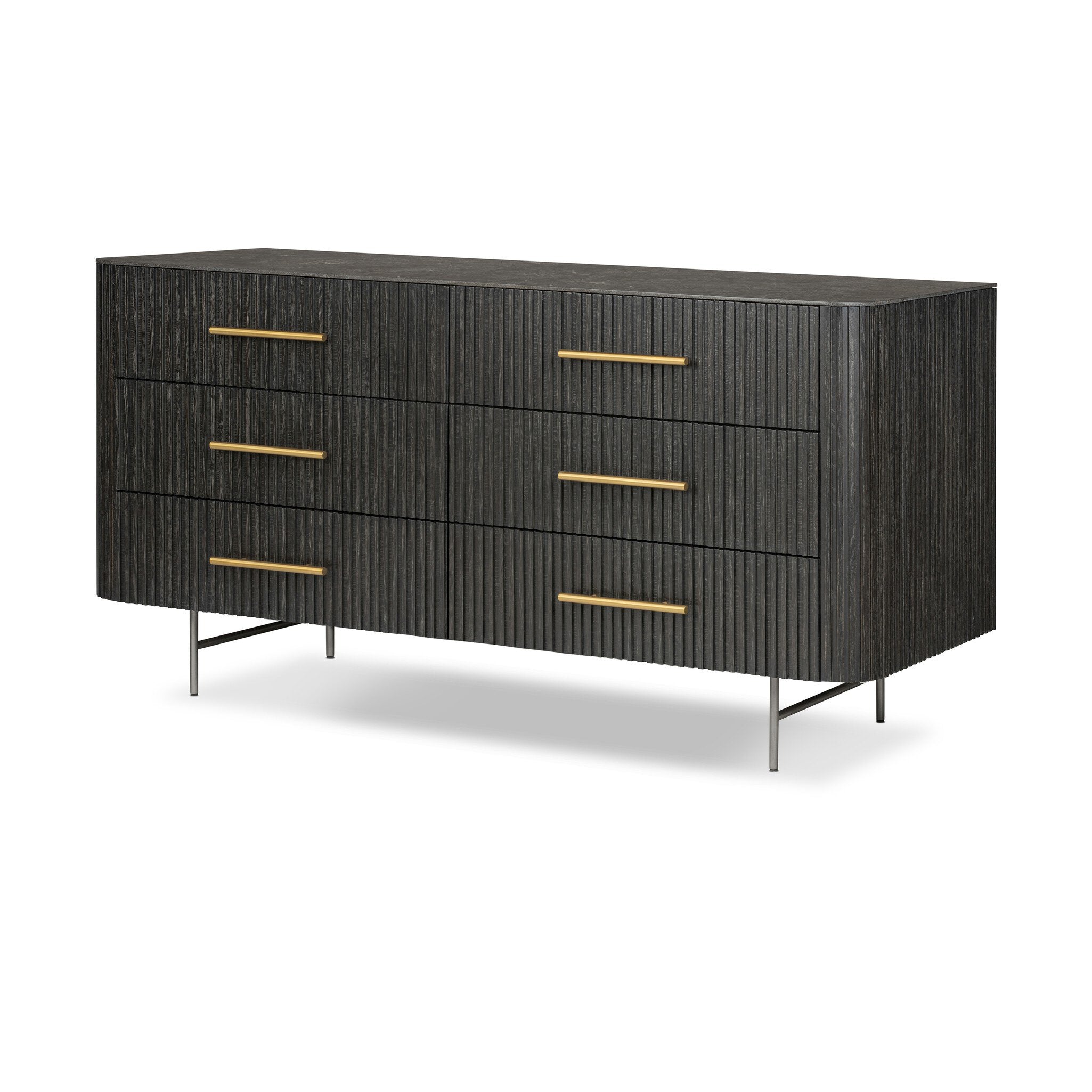 Fletcher 6 Drawer Dresser Dresser Four Hands Four Hands, Mid Century Modern Furniture, Old Bones Furniture Company, Old Bones Co, Modern Mid Century, Designer Furniture, Furniture Sale, Warehouse Furniture Sale, Fletcher 6 Drawer Dresser Sale, https://www.oldbonesco.com/