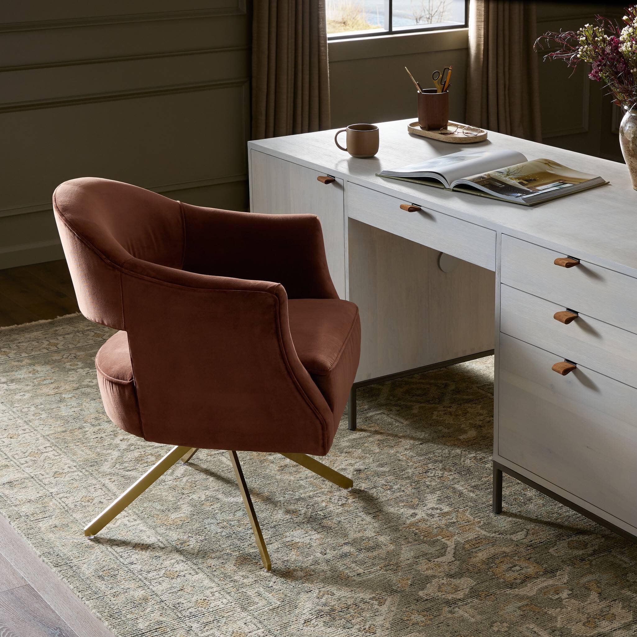 Adara Desk Chair Desk Chairs Four Hands , Black Friday Sale Four Hands Furniture Sale, Old Bones Co, Mid Century Furniture Sale, Four Hands Furniture, Black Friday Sale Adara Desk Chair,Gus Sale, Perigold Adara Desk Chair Desk Chairs Black Friday Sale , Perigold Sale Adara Desk Chair,Adara Desk Chair Lulu and Georgia, Burke Decor Sale Adara Desk Chair, www.oldbonesco.com