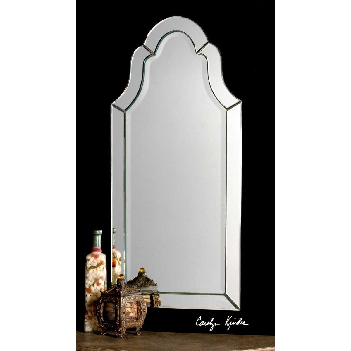 Uttermost Hovan Frameless Arched Mirror