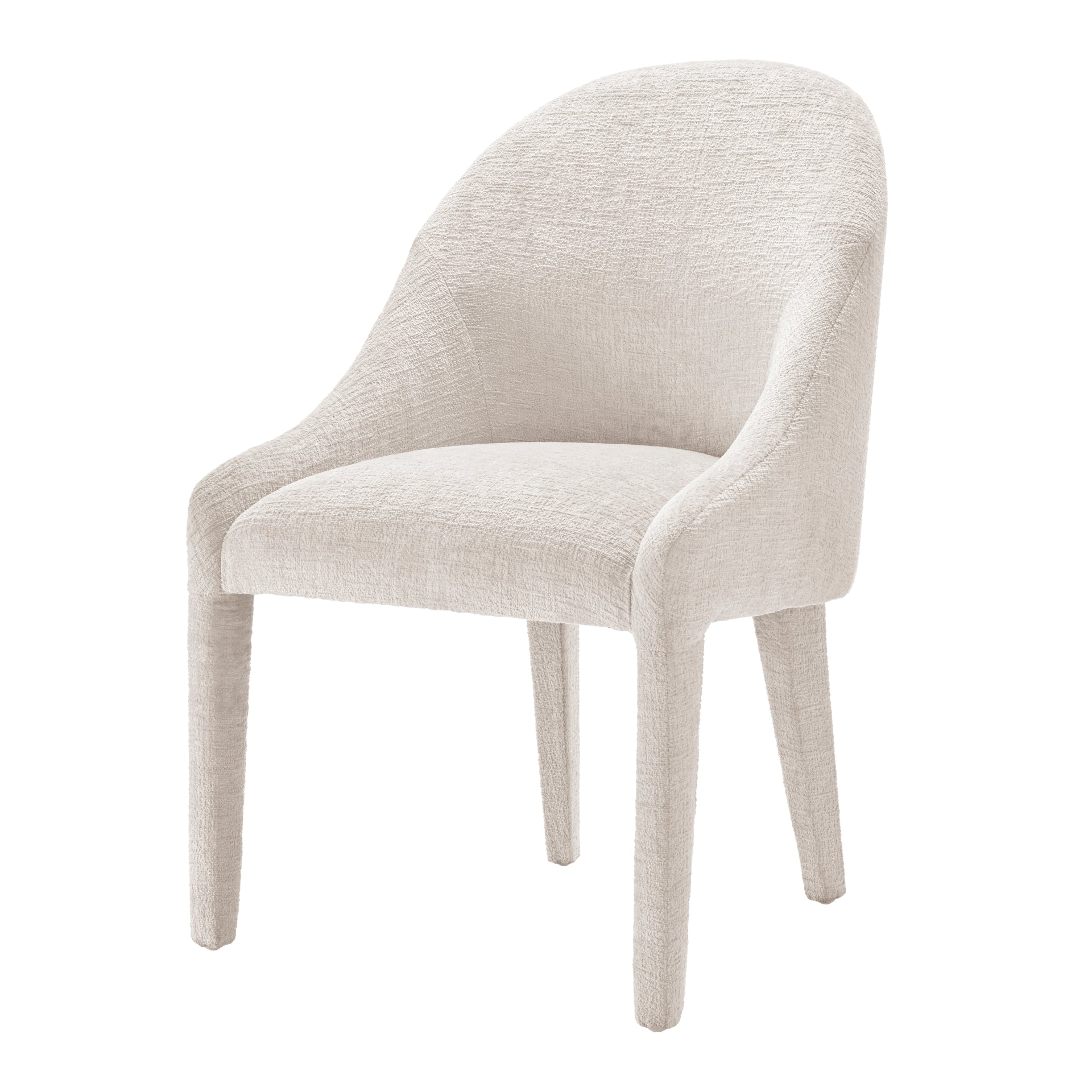 Stacy Chenille Dining Side Chair - Seville Beige