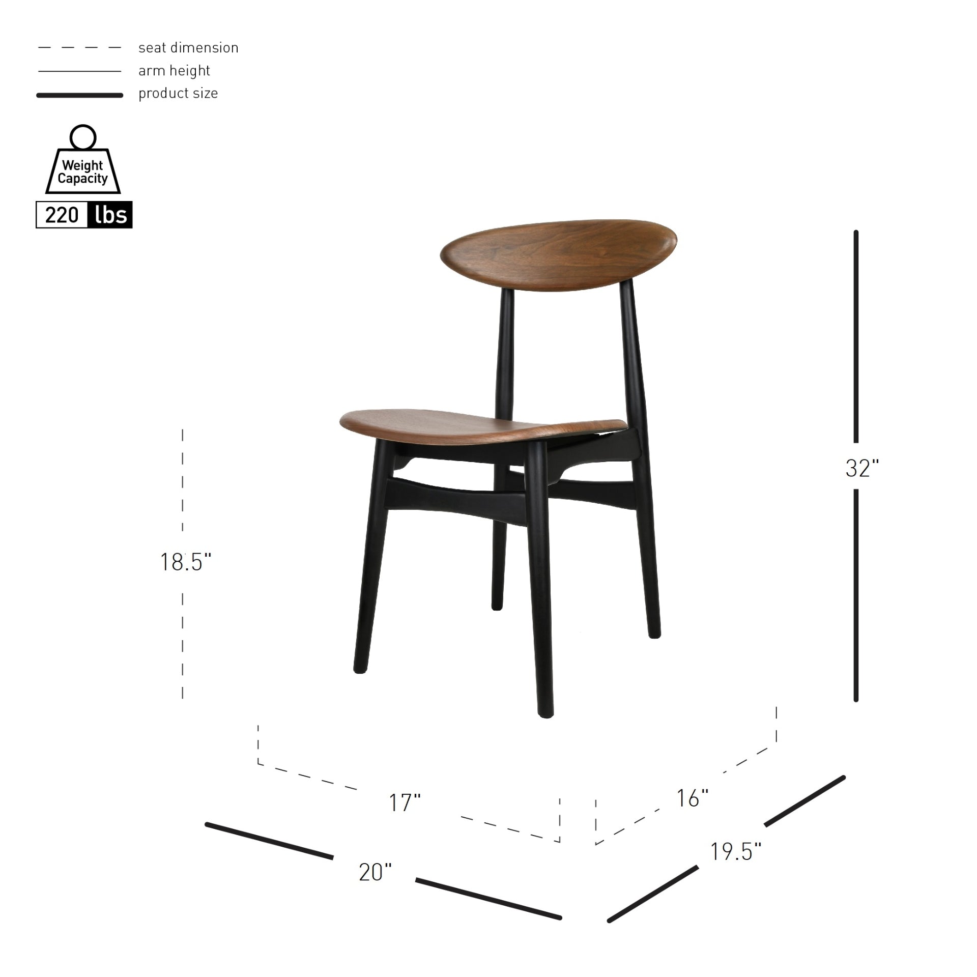 Maglio Dining Side Chair - Set of 2