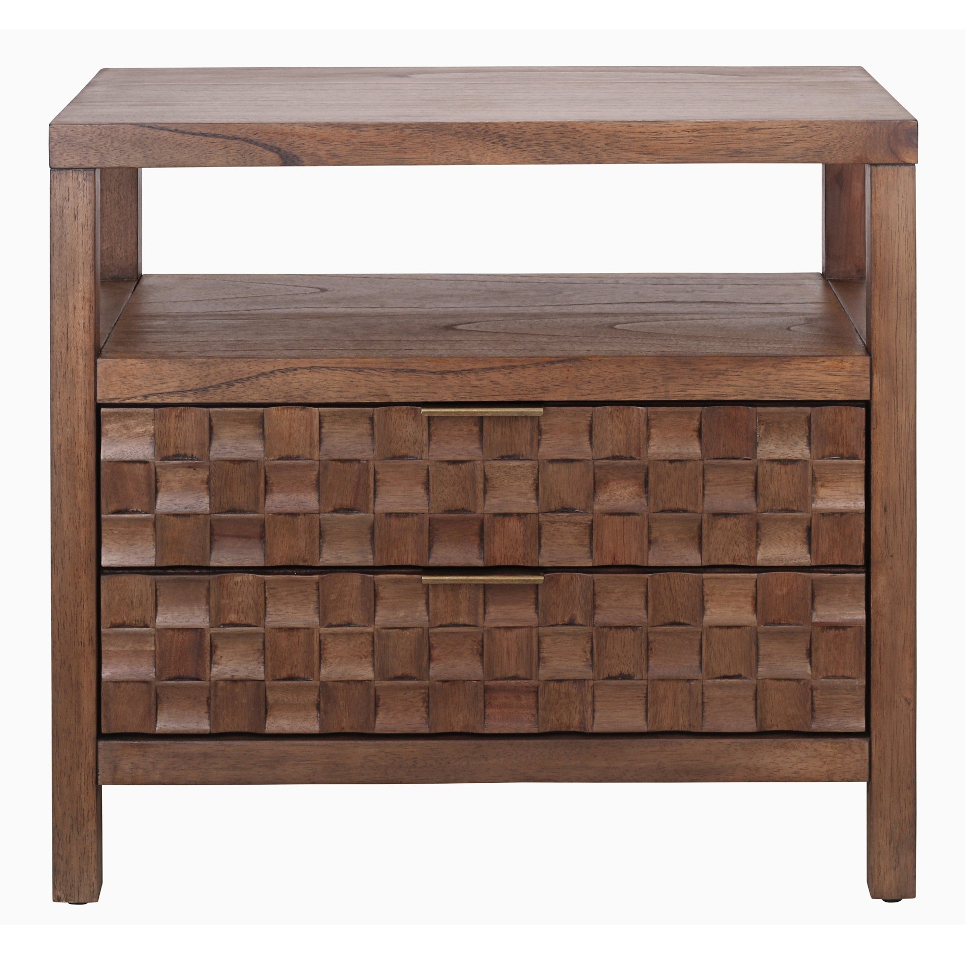 Terrena 2 Drawers Nightstand/Side Table