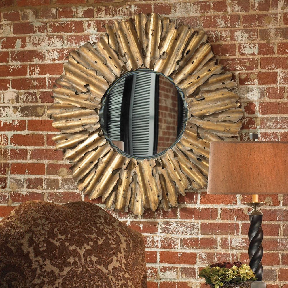Uttermost Hemani Antique Gold Mirror