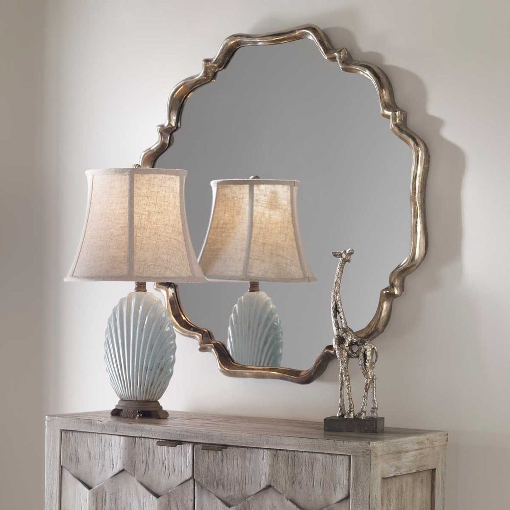 Valentia Silver Mirror by Uttermost