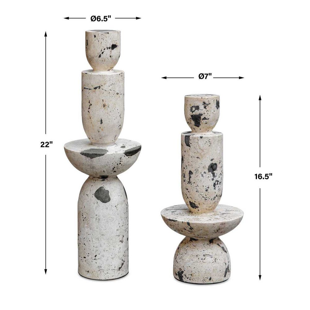 Uttermost Nouveau Tower Sculptures - Set of 2