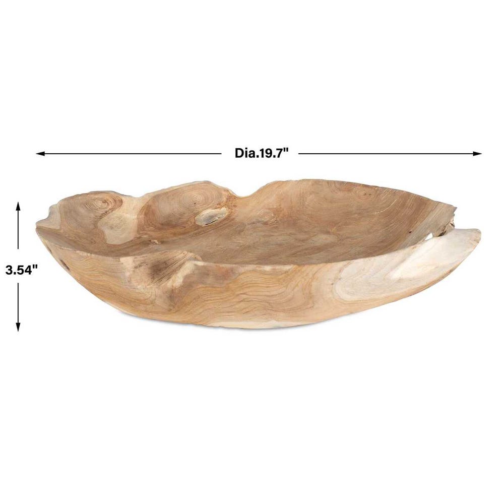 Uttermost Organic Embrace Outdoor Teak Bowl