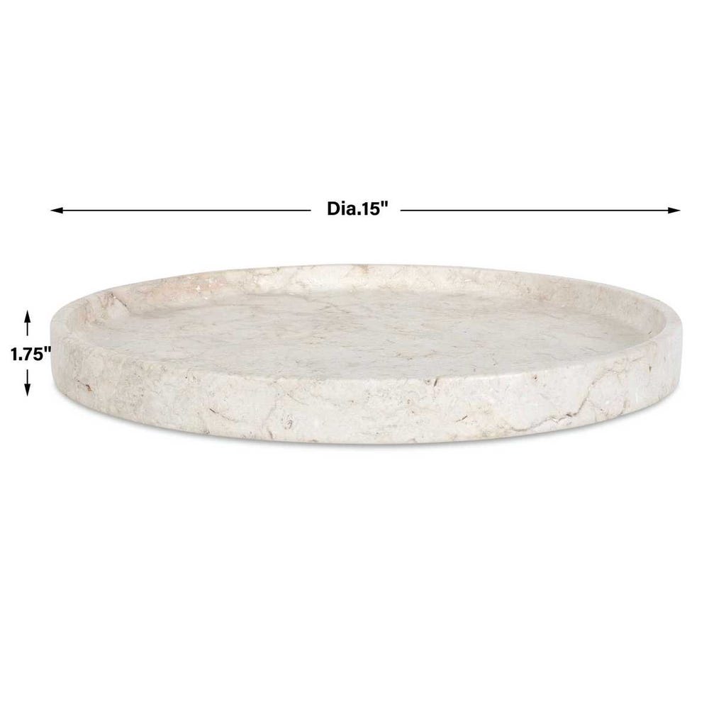 Uttermost Travessa Outdoor Round Stone Tray