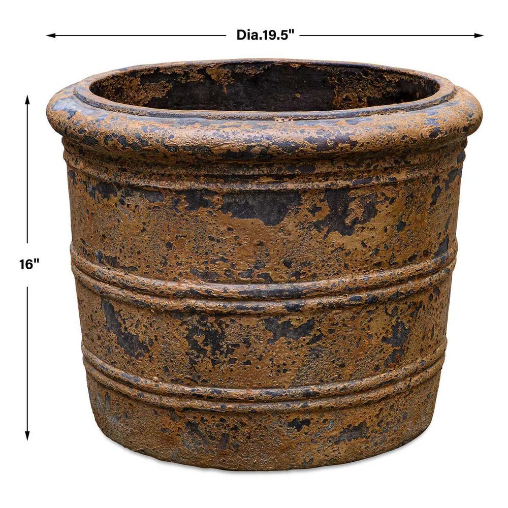Uttermost Weathered Relic Rustic Outdoor Planter