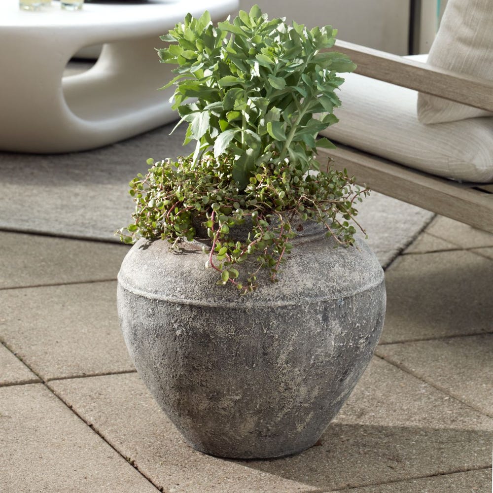 Uttermost Echoes of Time Concrete Outdoor Planter
