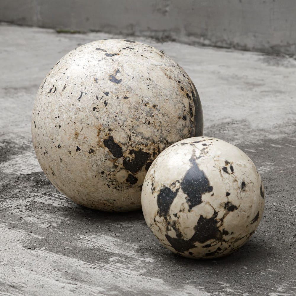 Uttermost Nouveau Indoor-Outdoor Spheres - Set of 2