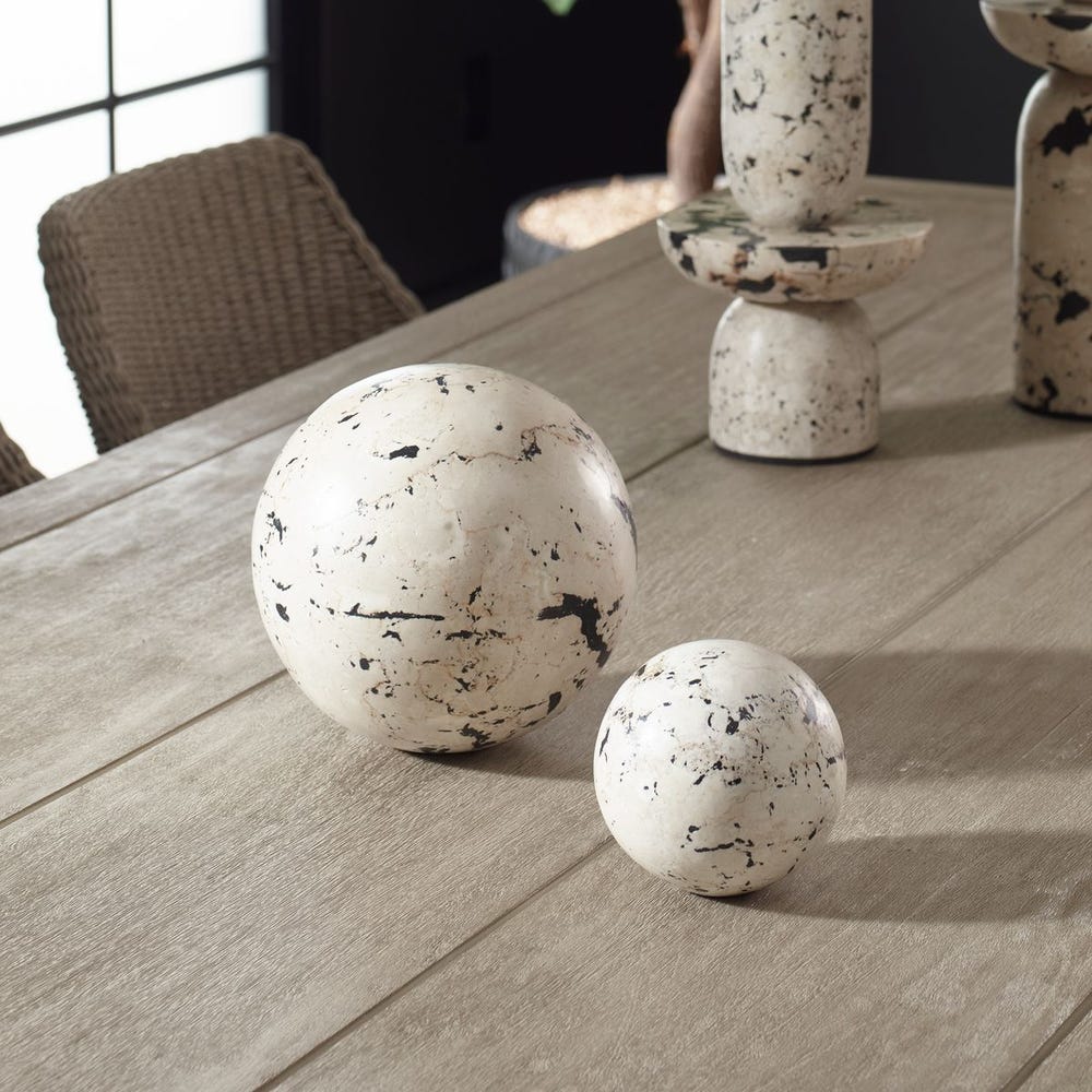 Uttermost Nouveau Indoor-Outdoor Spheres - Set of 2