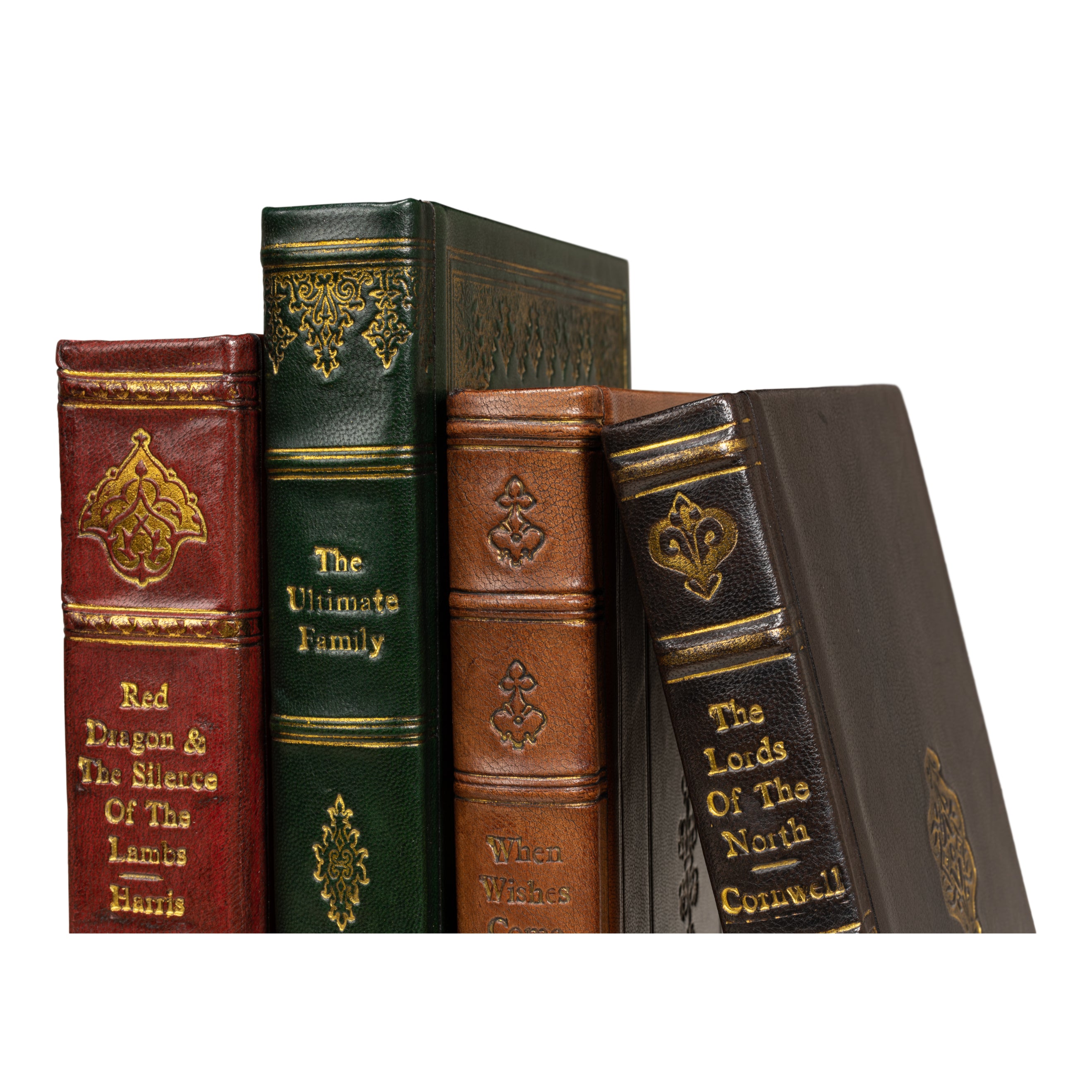 Rebound Leather Books - Set of 12