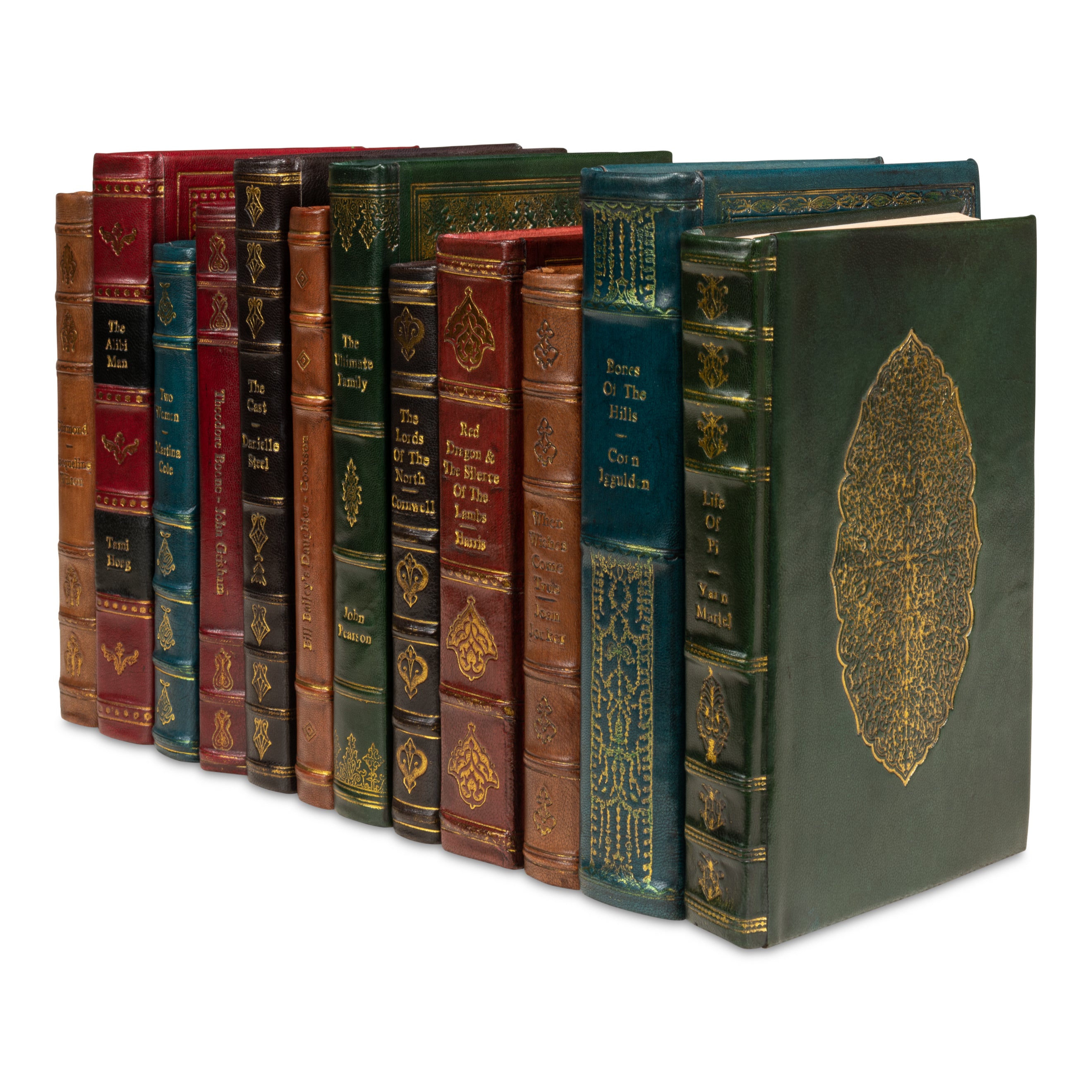 Rebound Leather Books - Set of 12