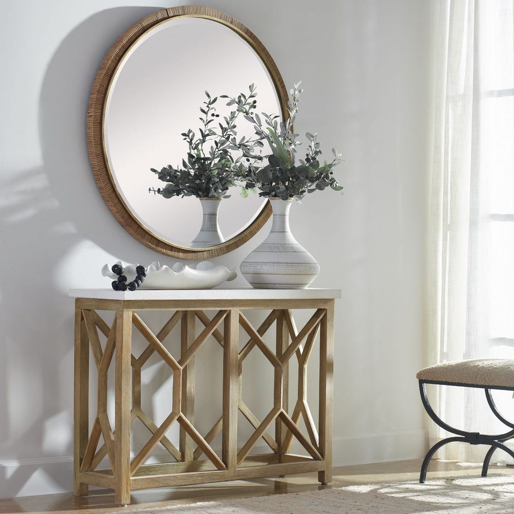 Uttermost Ruffled Feathers Bowl