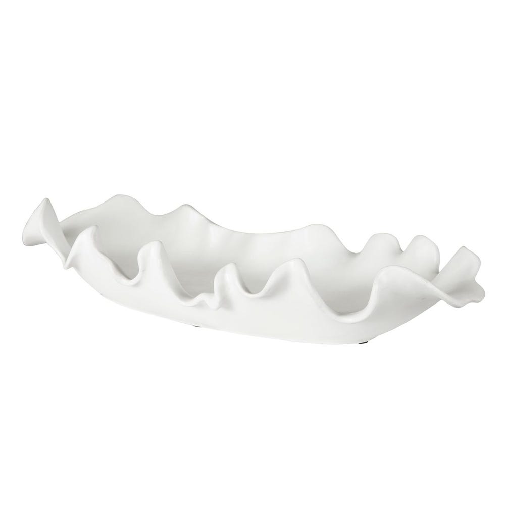 Uttermost Ruffled Feathers Bowl
