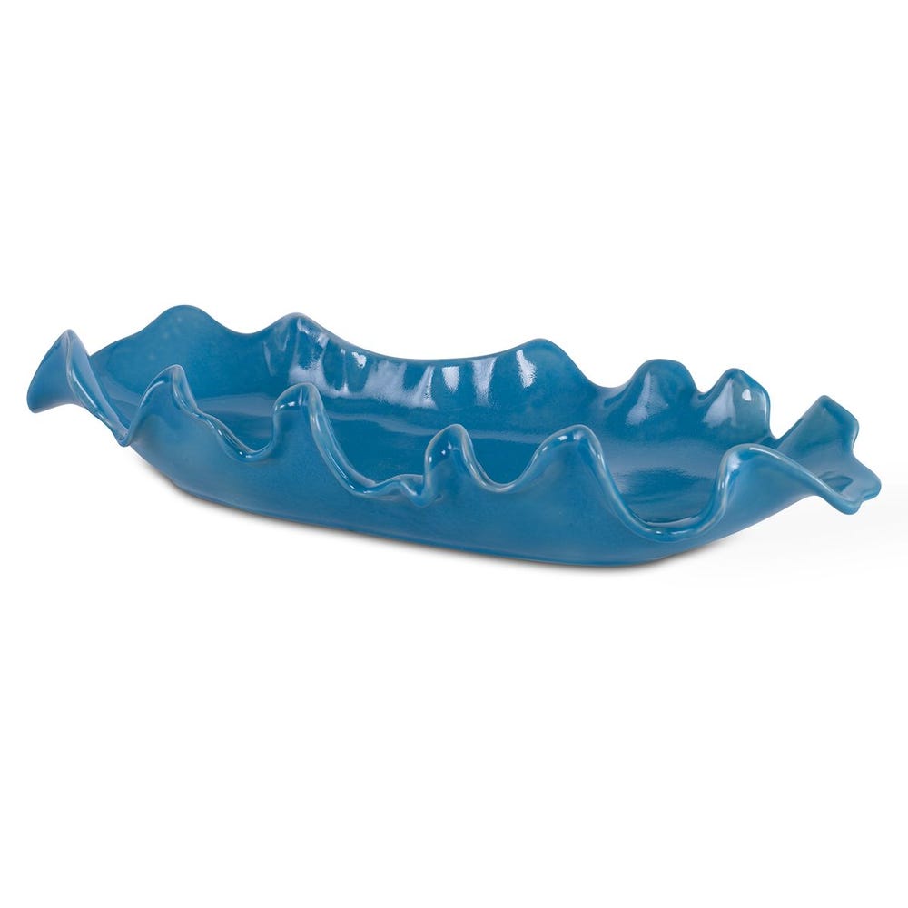 Uttermost Ruffled Feathers Bowl
