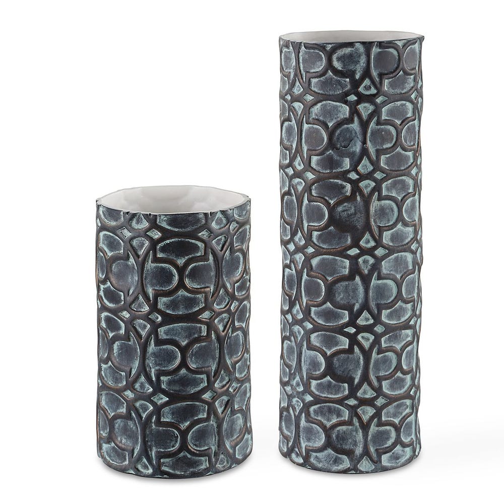 Uttermost Baltra Bronze Patina Vases - Set of 2
