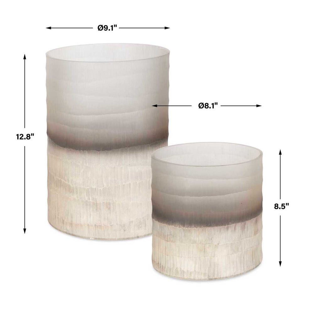Uttermost Ombra Modern Vases - Set of 2