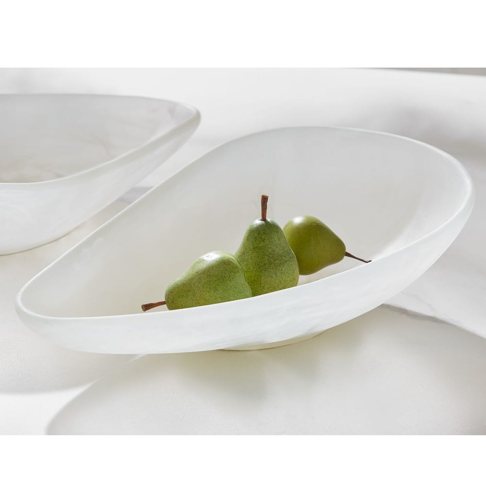 Uttermost Marchena 16" White Bowl