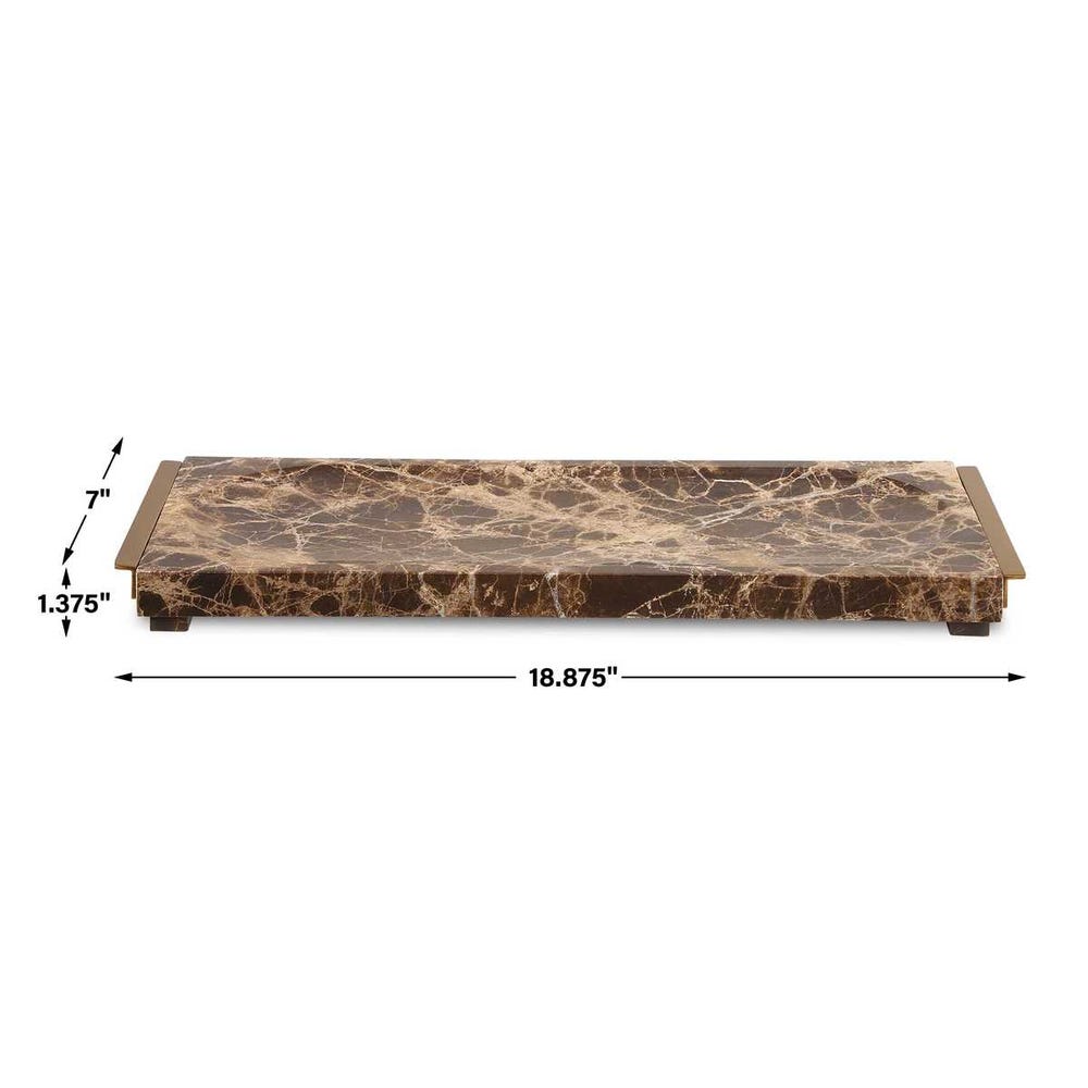 Uttermost Marble Tray Crest