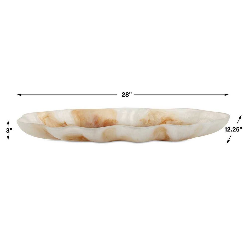 Uttermost Organic Elegance Wavy Oval Bowl
