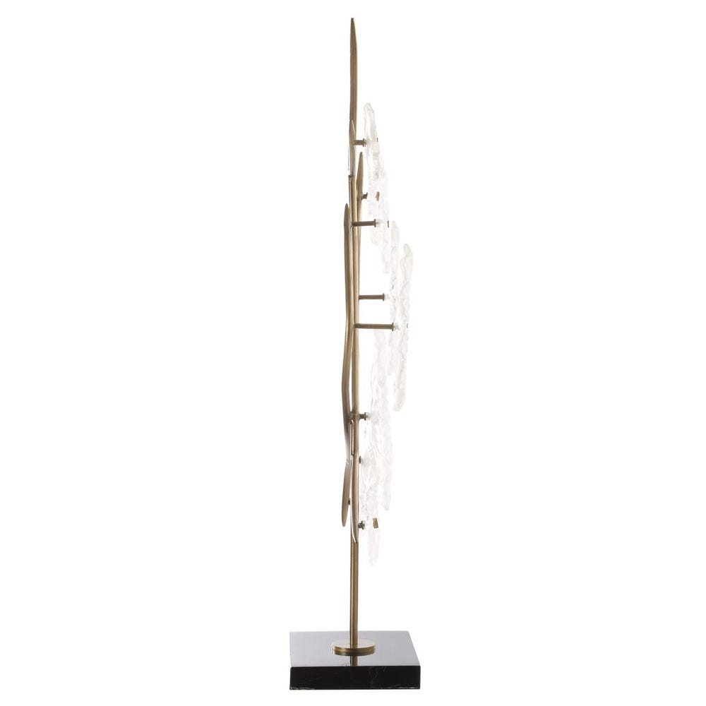 Uttermost Glass Garden Table Sculpture