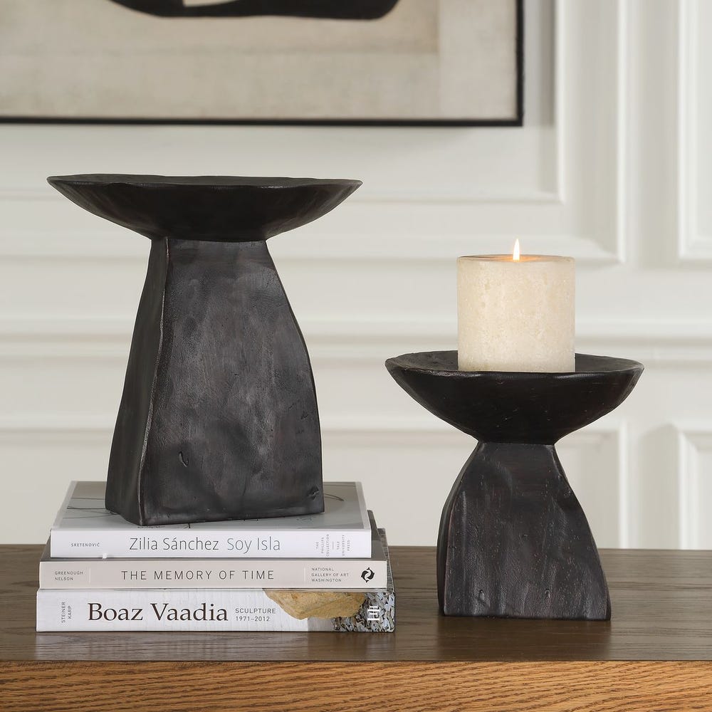 Uttermost Shadow Pedestal Bowls - Set of 2