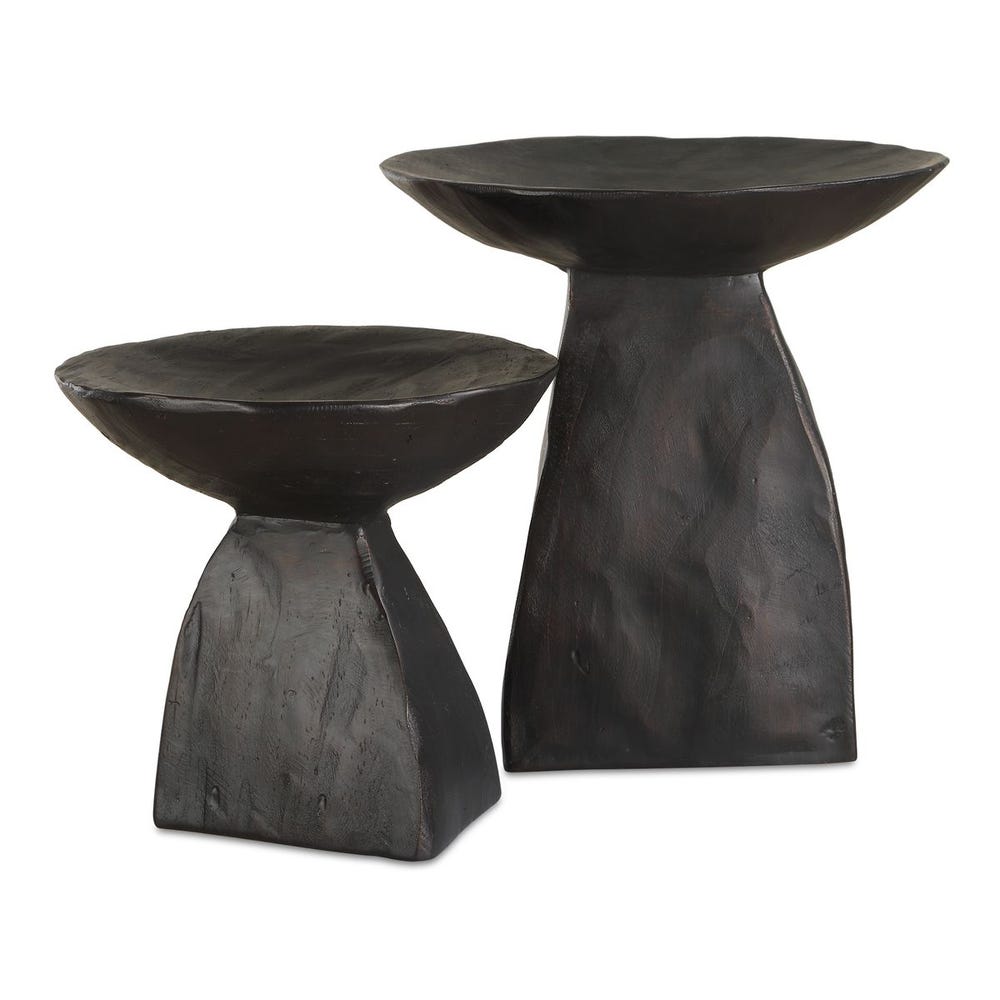 Uttermost Shadow Pedestal Bowls - Set of 2