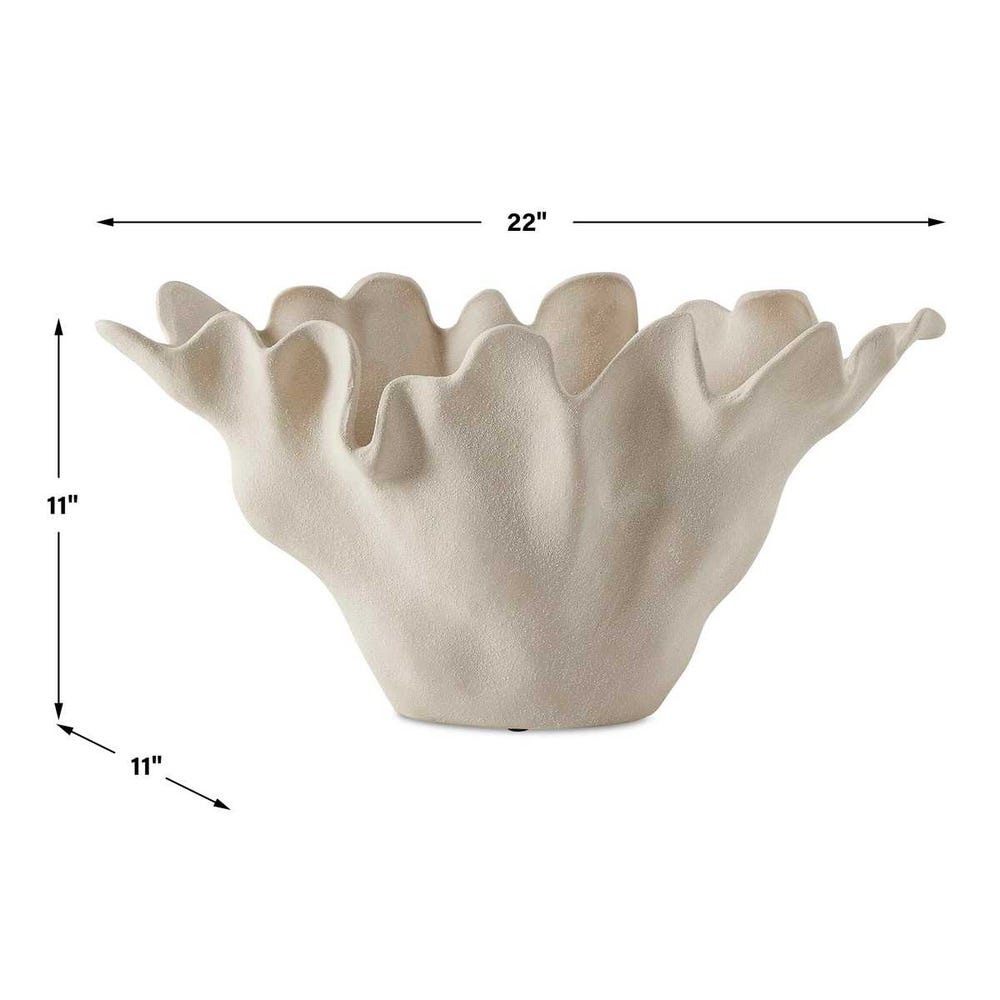 Uttermost Sand Dune Outdoor Ceramic Bowl