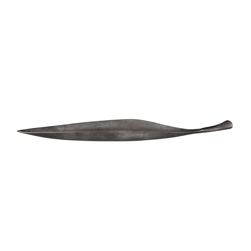 Uttermost Leaflet Dark Nickel Outdoor Bowl