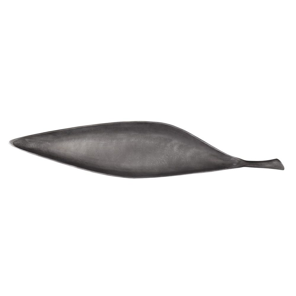 Uttermost Leaflet Dark Nickel Outdoor Bowl