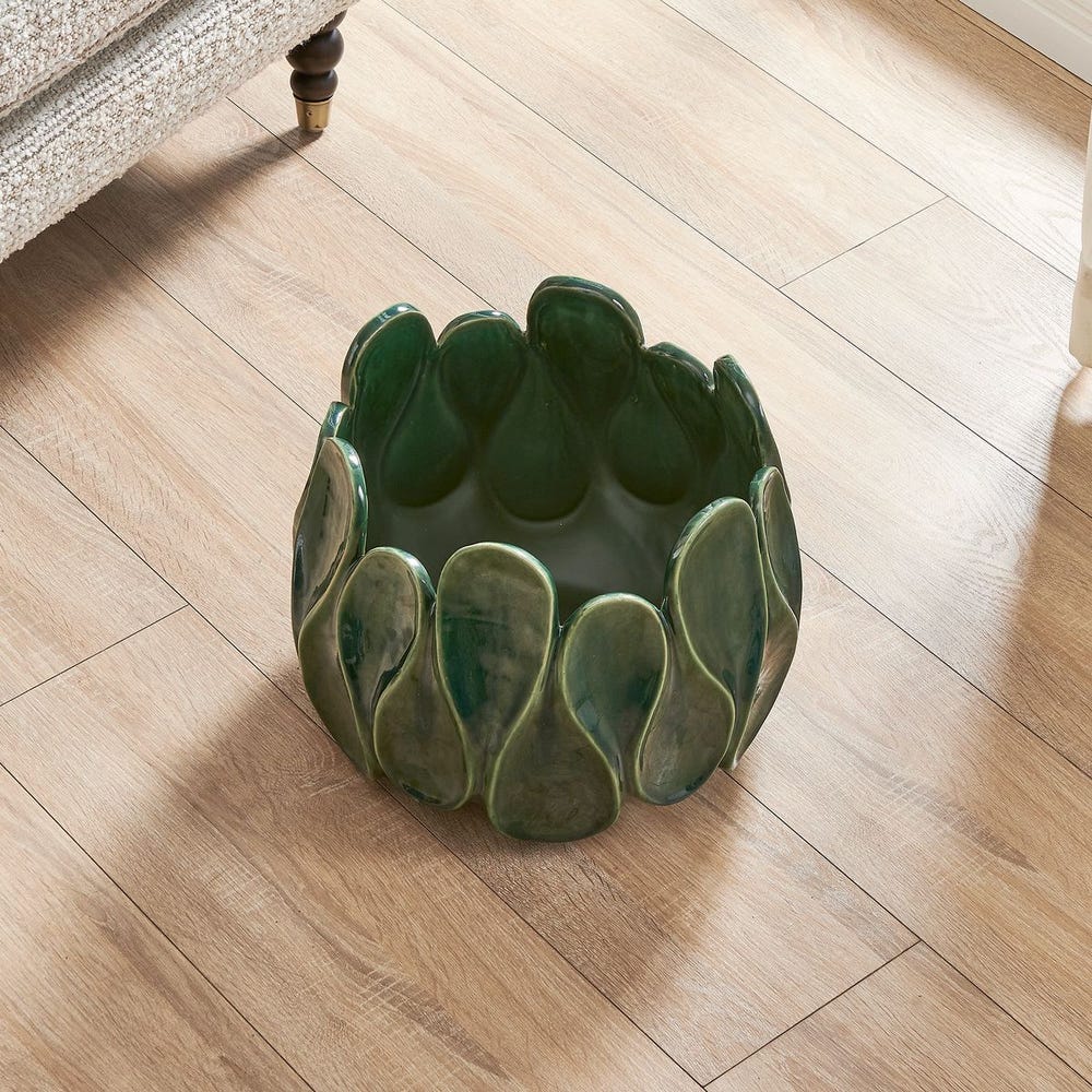 Uttermost Petal Pinch Indoor-Outdoor Bowl