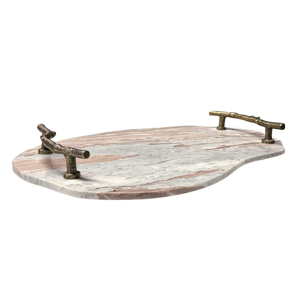 Uttermost Stone and Twig Indoor-Outdoor Tray