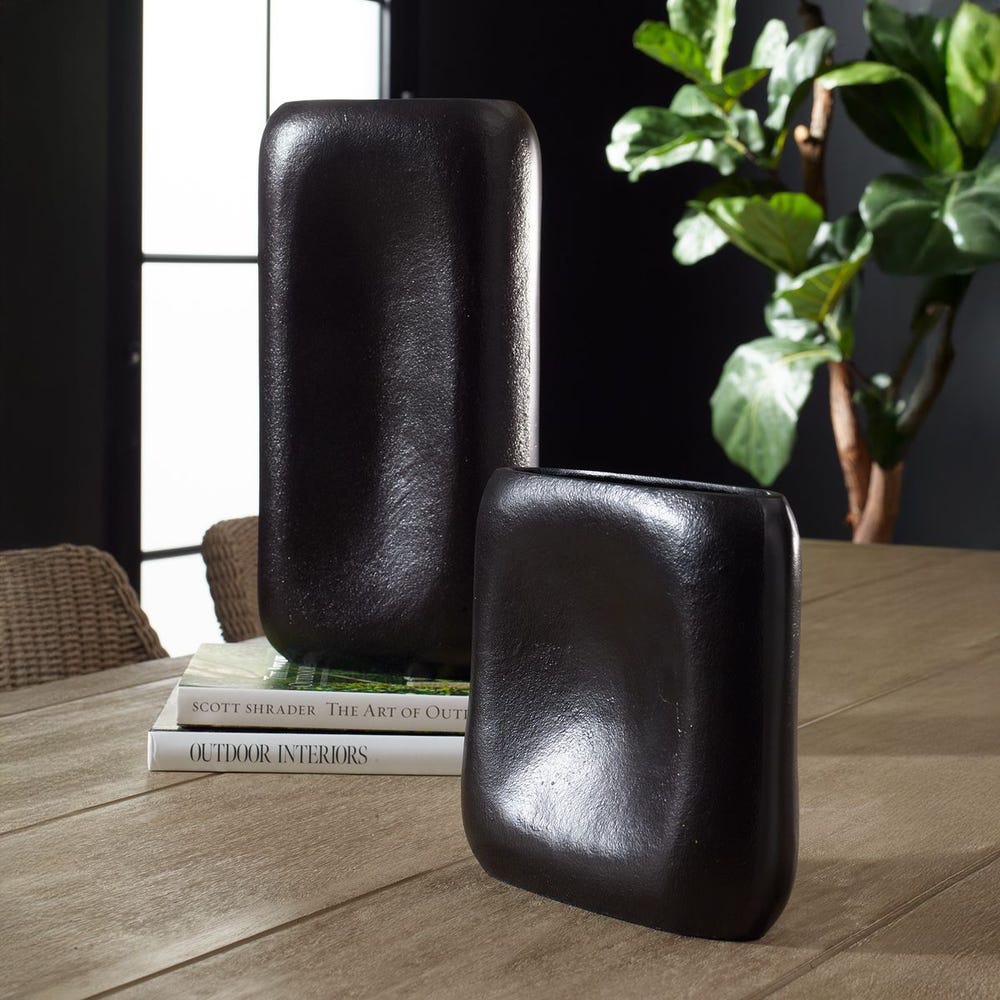 Uttermost Anodic Dark Brown Vases - Set of 2