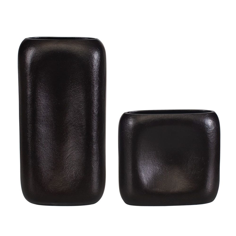 Uttermost Anodic Dark Brown Vases - Set of 2