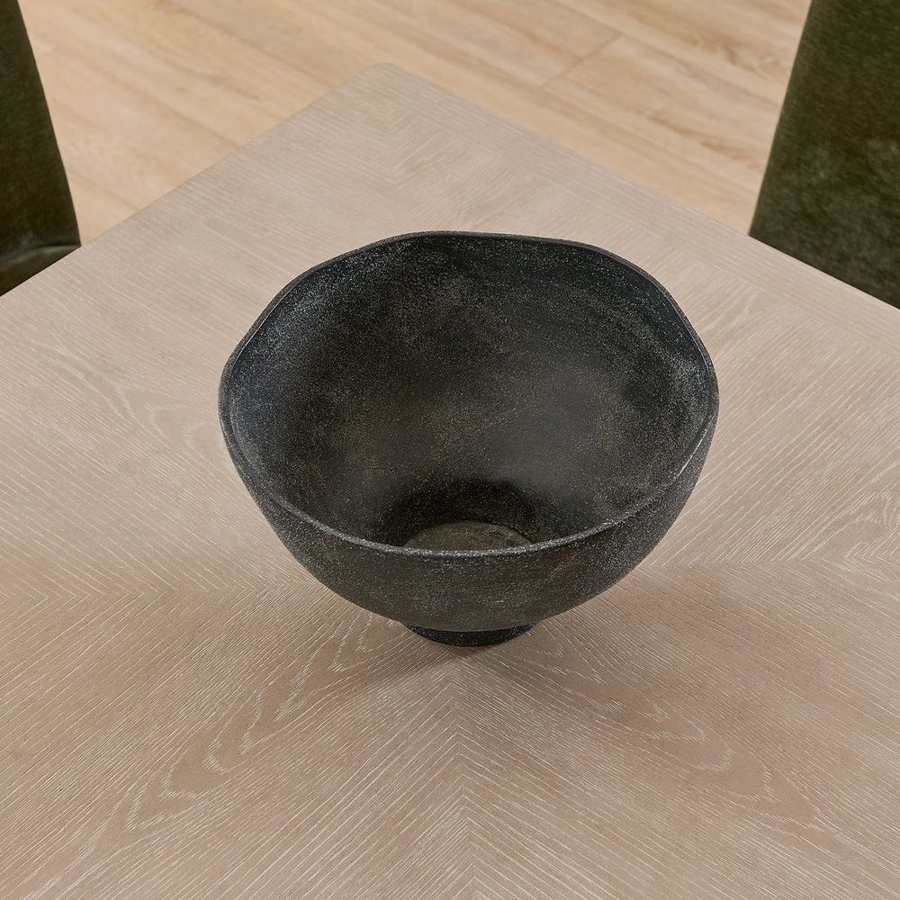 Uttermost Komorebi Indoor-Outdoor Black Bowl