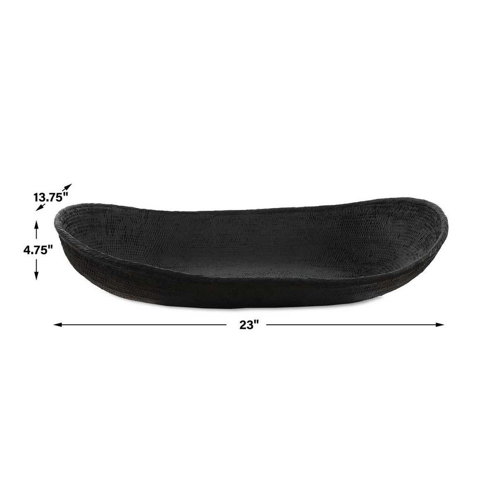 Uttermost Ember Weave Indoor-Outdoor Oblong Bowl