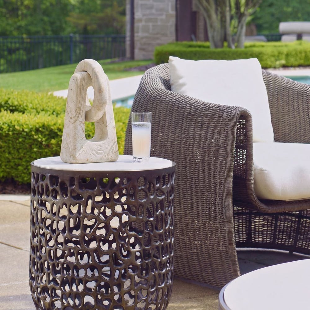 Uttermost Continuum Indoor-Outdoor Stone Sculpture
