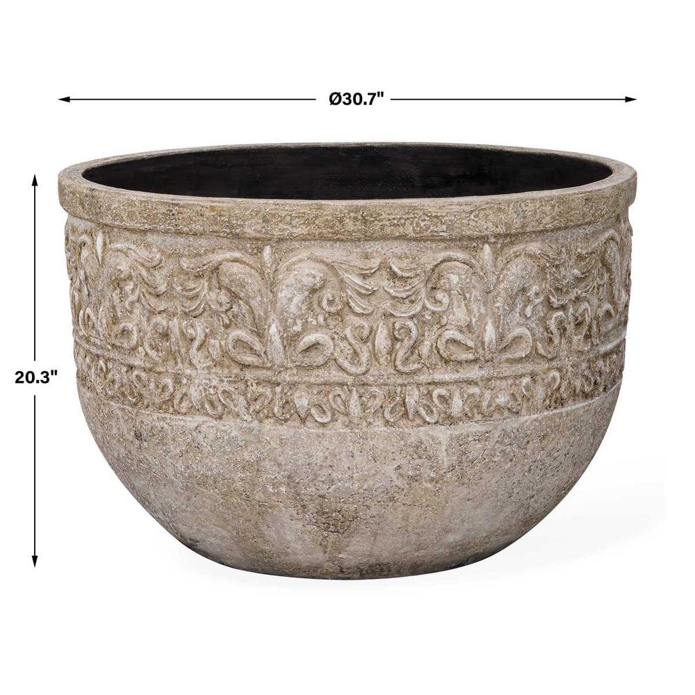 Uttermost Regalia Indoor-Outdoor Stone Planter