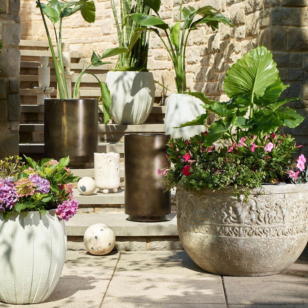 Uttermost Regalia Indoor-Outdoor Stone Planter