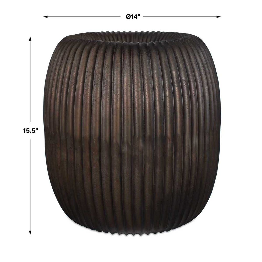 Uttermost Vector Ridge Indoor-Outdoor Planter