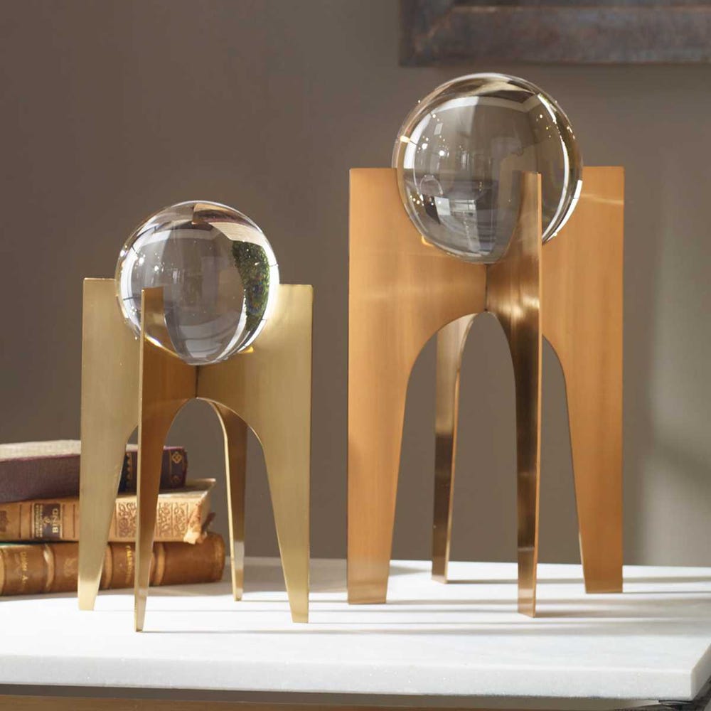 Ellianna Crystal Spheres - Set of 2 by Uttermost