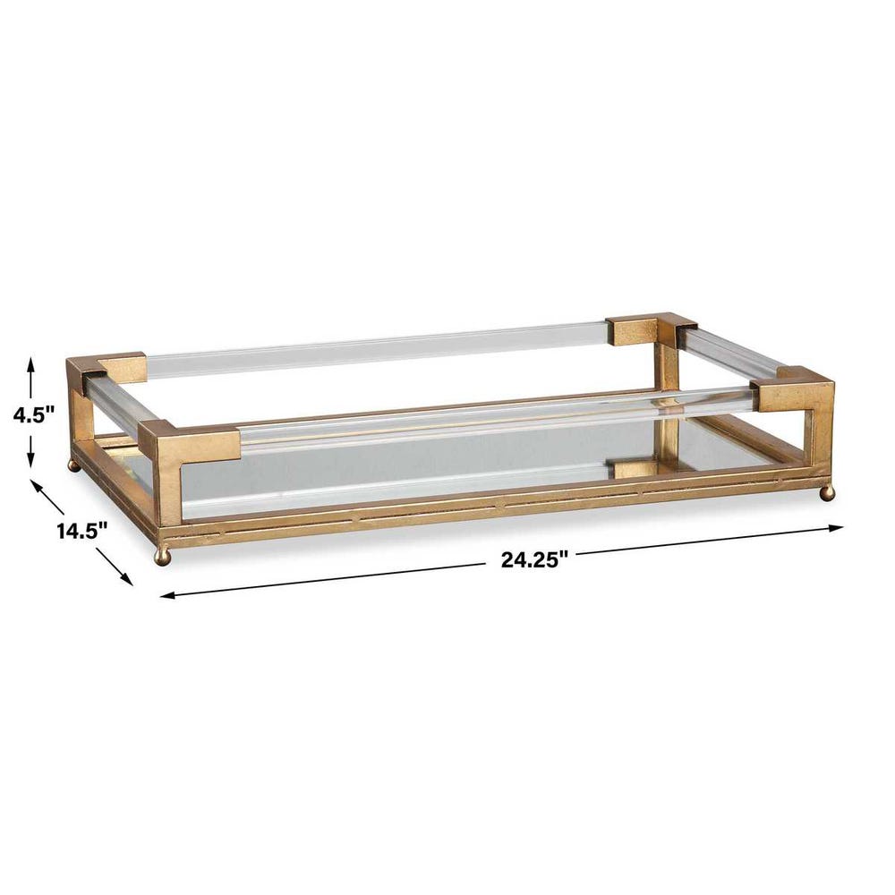 Uttermost Balkan Mirrored Tray
