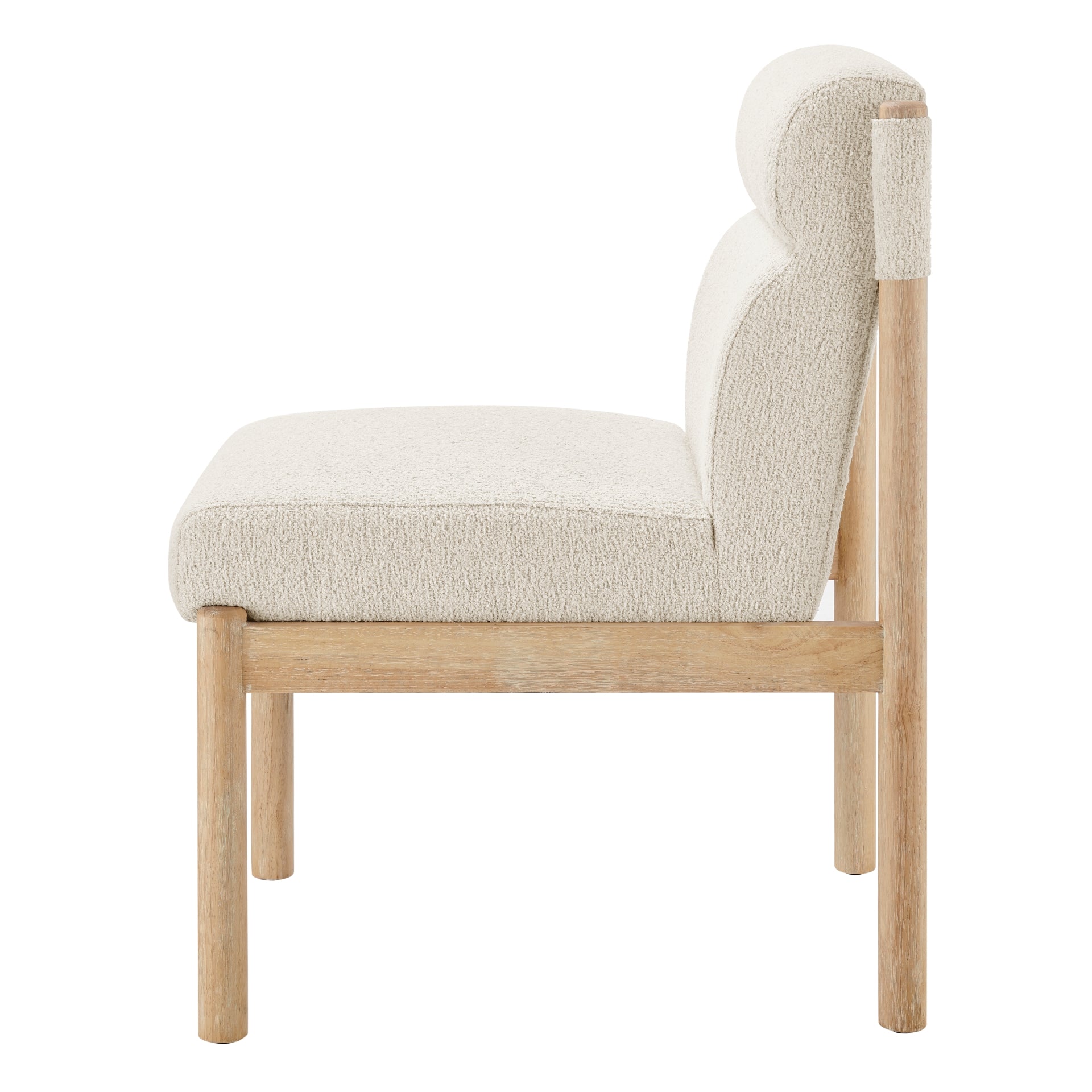 Micah Boucle Dining Side Chair - NWO Frame